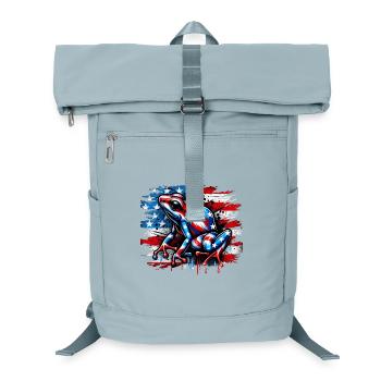 Poison dart frog USA - Laptop Backpack - ice blue - Front