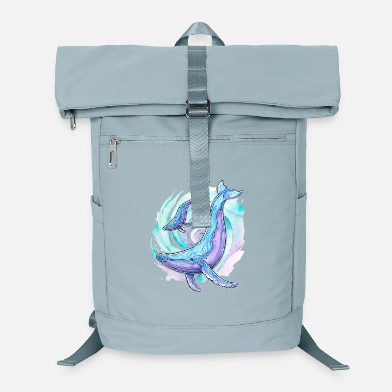 Humpback whale with calf Laptop Backpack