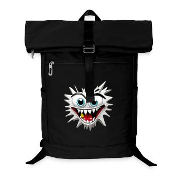 Scary and Delusional Monster Head - Laptop Backpack - black - Front