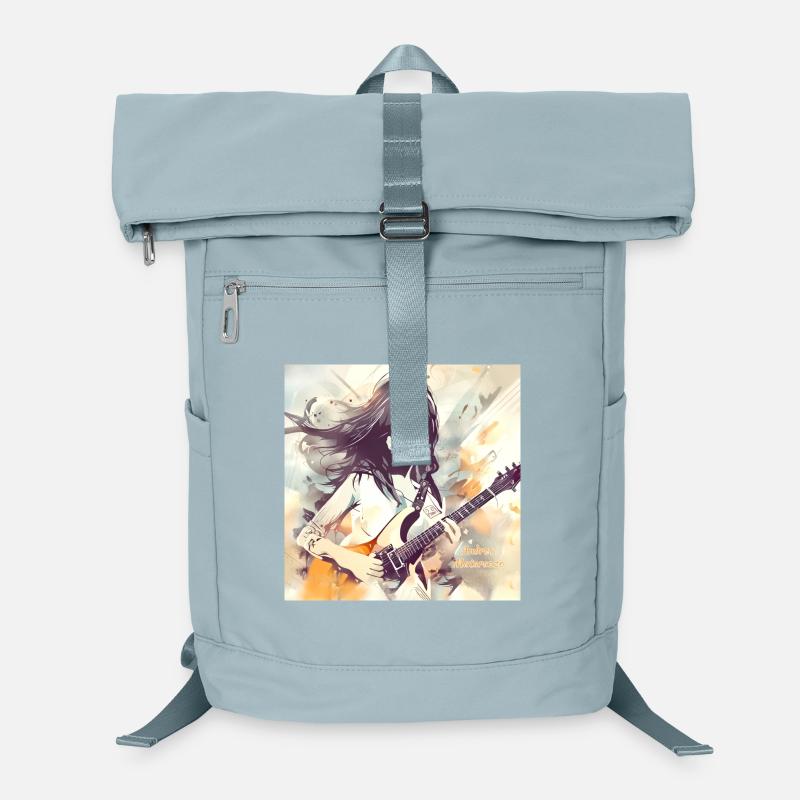 Mädchen, das Musik liebt 2 Laptop-Rucksack 