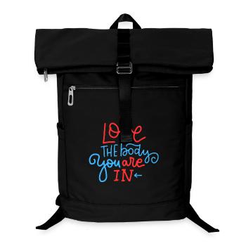 Love the body you are in - Laptop Backpack - black - Front