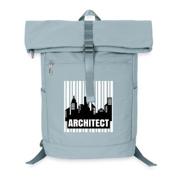 Emploi : Architecte, Travail, Superviseur, Succès, Carrière - Sac à dos ordinateur - bleu glacier - Devant