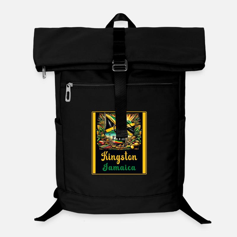 Jamaica Kingston Reggae Design Laptop Backpack