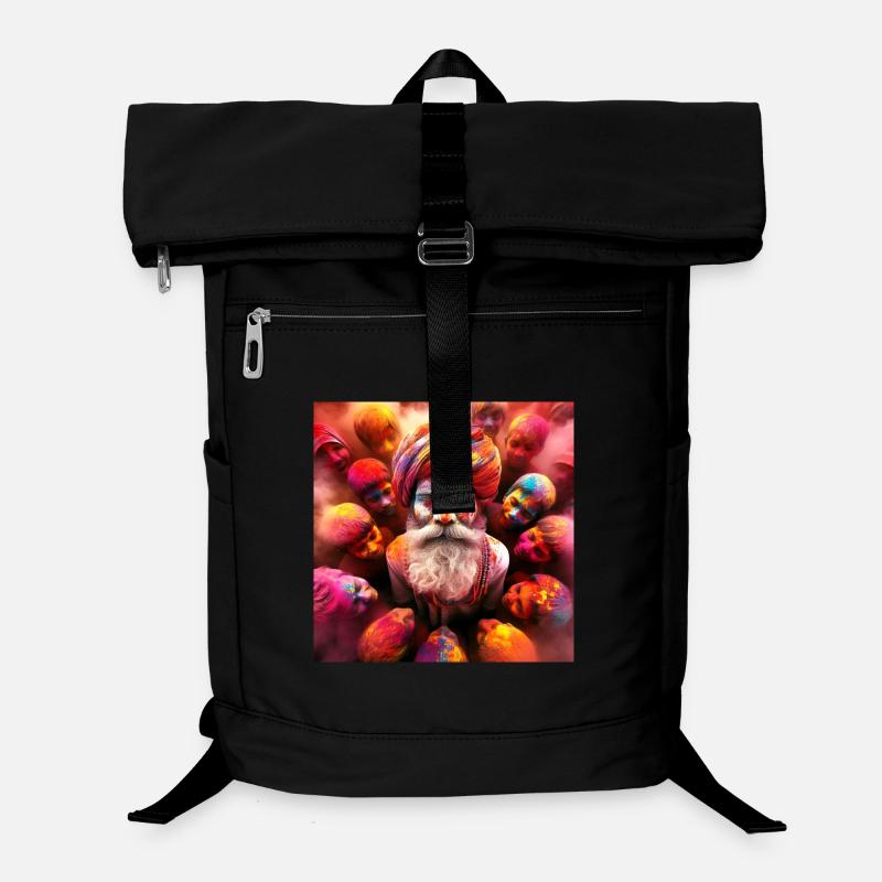 Holi Indien Feste der Farben Laptop-Rucksack 
