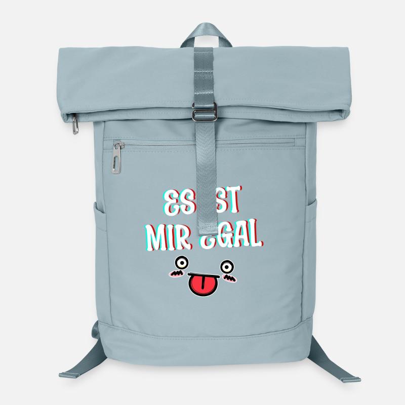I don't care Cool Saying Attitude Relax Chill Laptop Backpack