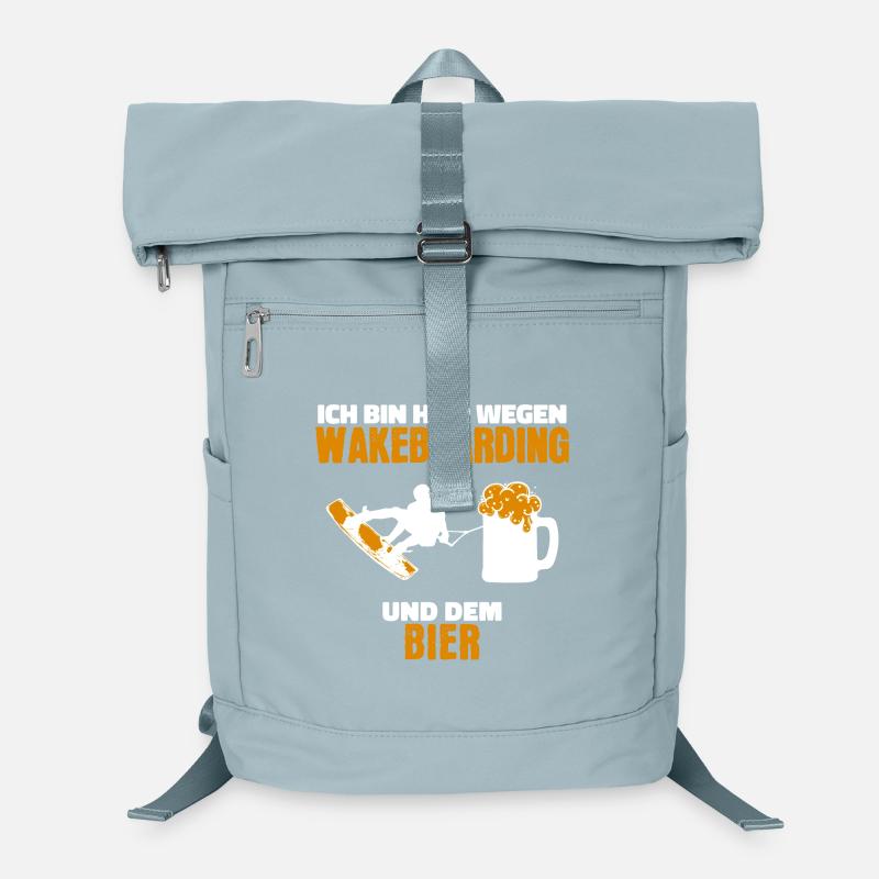 Kitesurfer Cooler Spruch Wakeboard Surfing Welle Laptop-Rucksack 