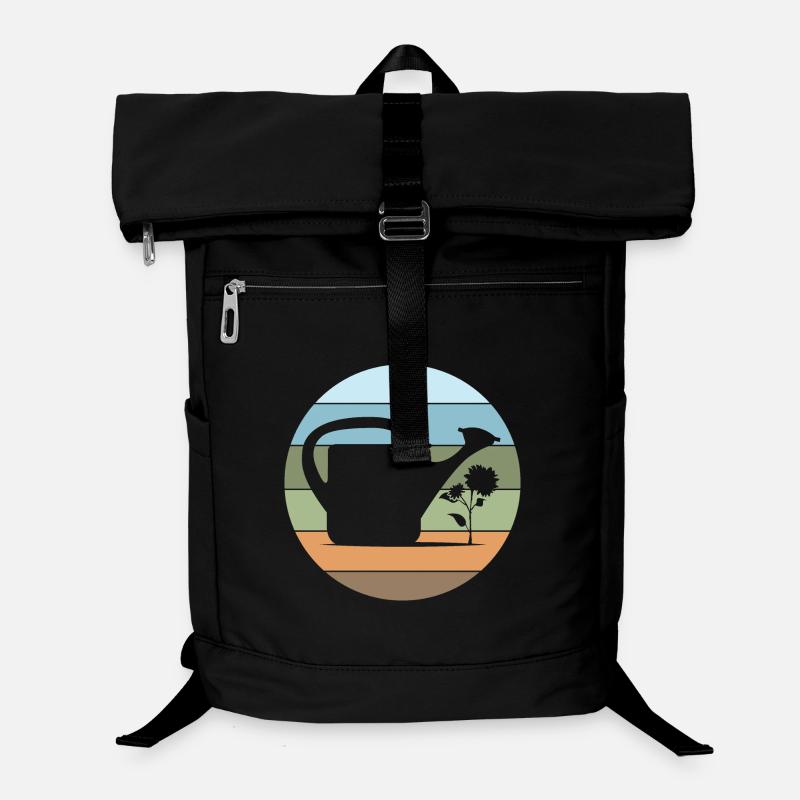 Gießkanne Gärtner Gartenliebe Blumen Pflanzen Laptop-Rucksack 