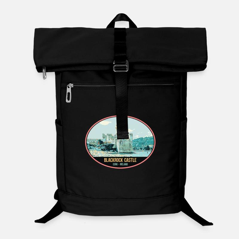 Illustration Blackrock Castle, Cork, Ireland Laptop Backpack