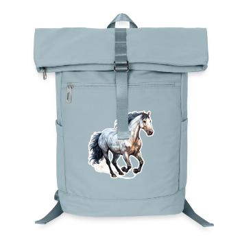 Cheval sauvage - Sac à dos ordinateur - bleu glacier - Devant