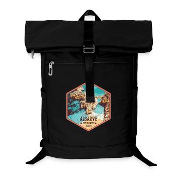 Estudantes beach near Lagos, Algarve - Laptop Backpack - black - Front