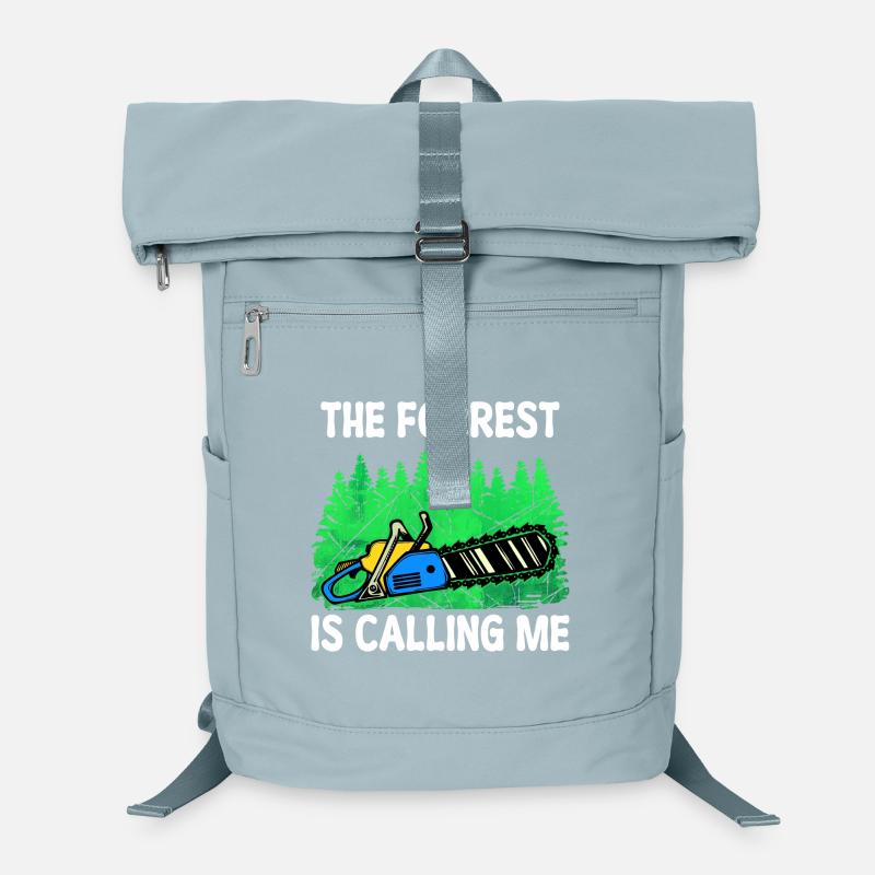 Motorsäge Statement Holzarbeit Baum Holzfäller Laptop-Rucksack 