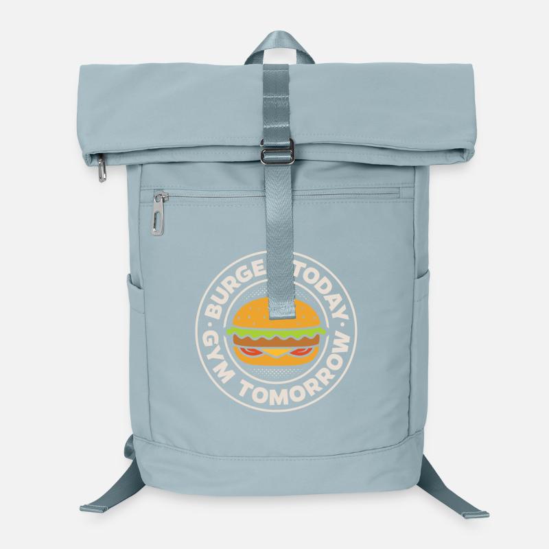 Burger aujourd’hui, gym demain Sac à dos ordinateur