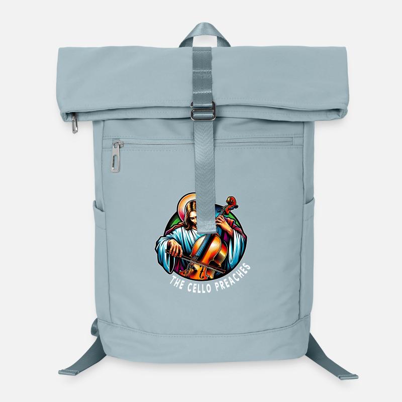 Le violoncelle prêche Jésus-Christ Sac à dos ordinateur