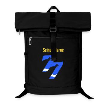 Seine-et-Marne - Laptop Backpack - black - Front