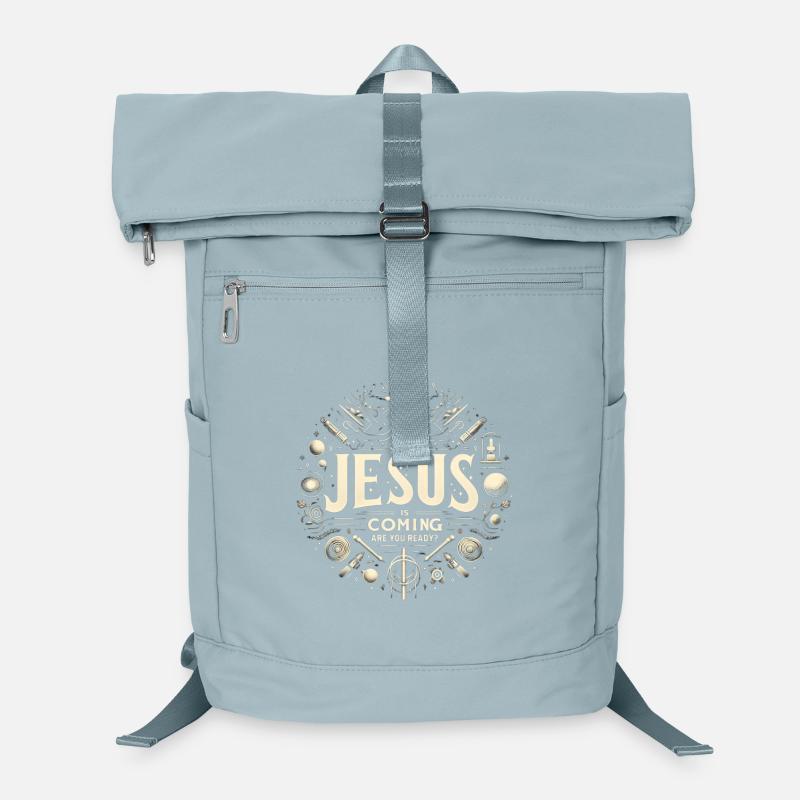 Jesus kommt bald Bist du bereit Laptop-Rucksack 