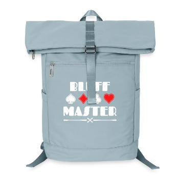 Poker Bluff Zocken Casino Statement Profispieler - Laptop-Rucksack  - Eisblau - Vorne