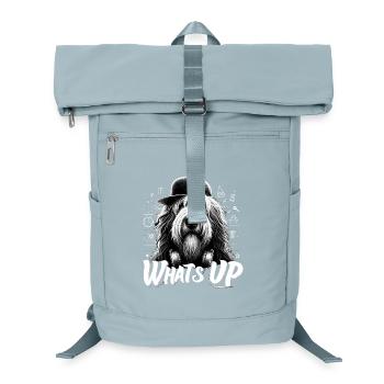 Schapendoes Was geht ab Gangsta cool Hund Geschenk - Laptop-Rucksack  - Eisblau - Vorne