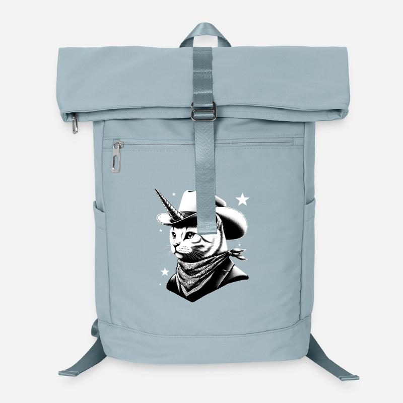 Cowboy cat-unicorn Laptop Backpack
