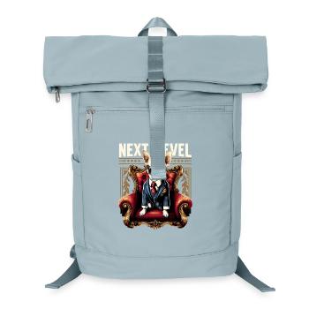 Chihuahua Next Level Königssessel Hund Geschenk - Laptop-Rucksack  - Eisblau - Vorne