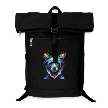 Peruvian Inca Orchid Dog Breed Cartoon Kawaii - Laptop Backpack - black - Front