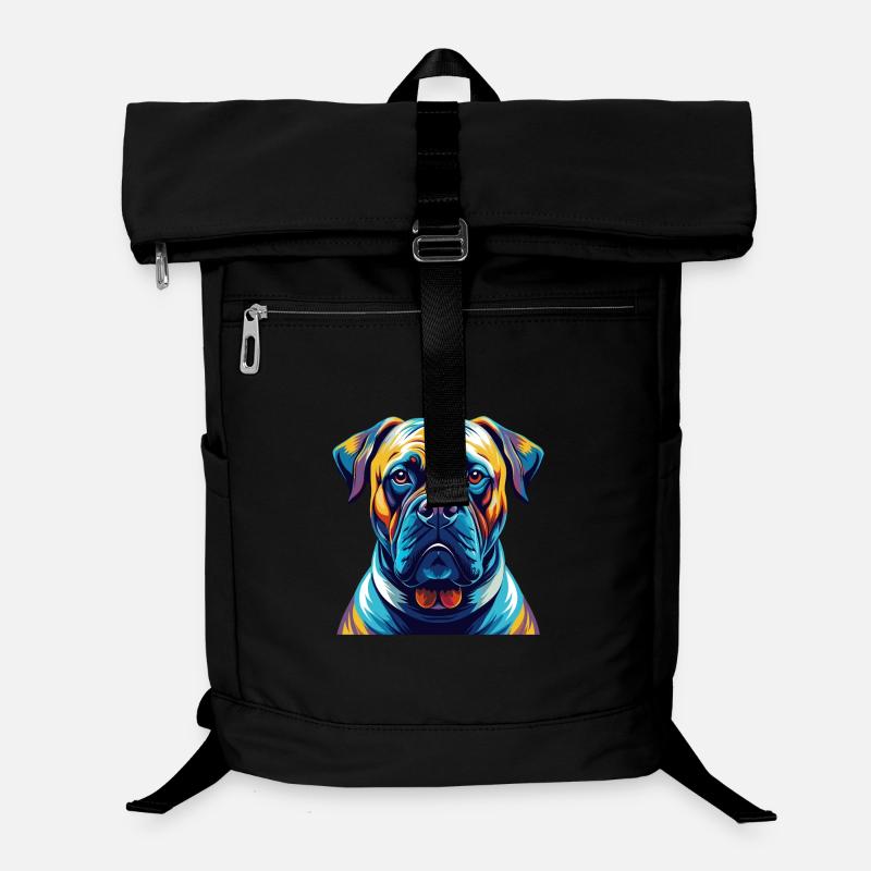 Boerboel Race Chien Coloré Dessin Animé Kawaii Sac à dos ordinateur
