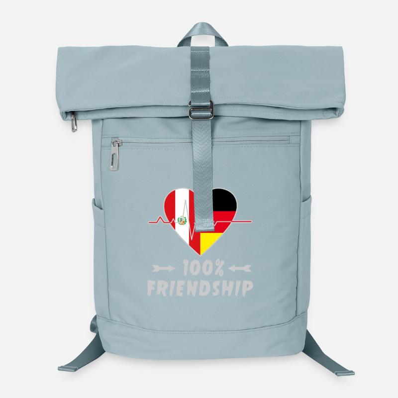 L'amitié entre le Pérou et l'Allemagne Sac à dos ordinateur