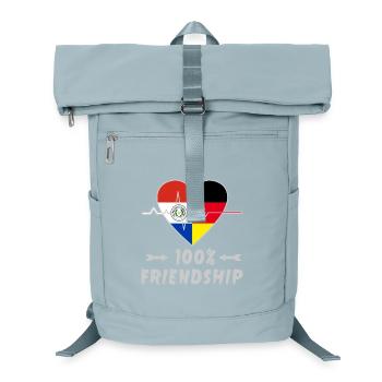 Paraguay and Germany 100% friendship - Laptop Backpack - ice blue - Front
