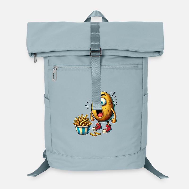 Design amusant de pommes de terre frites Sac à dos ordinateur