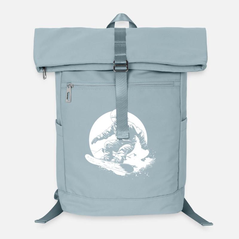 Dessin de snowboarder Sac à dos ordinateur