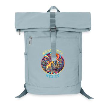 Monterrey Mexiko Städte Kunst Design - Laptop-Rucksack  - Eisblau - Vorne