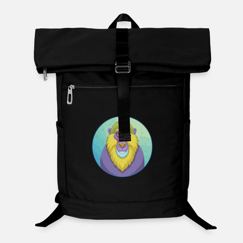 Mandrill Cute Kawaii Cartoon Clipart Animal Pet Laptop Backpack