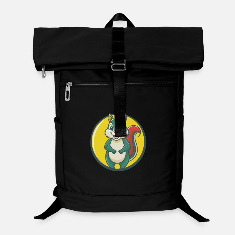écureuil mignon kawaii dessin animé clipart animal de compagnie Sac à dos ordinateur