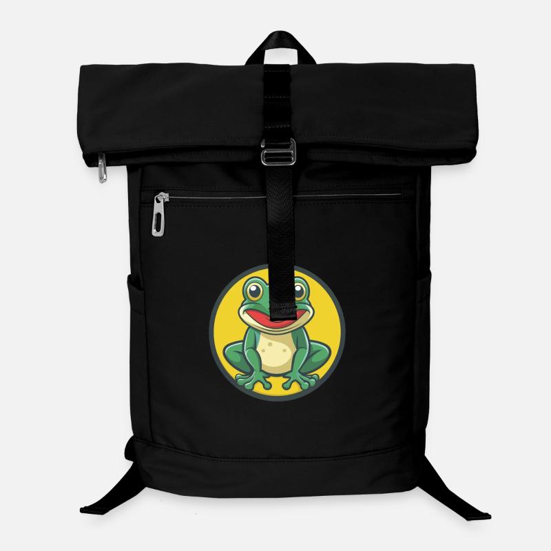 grenouille mignon kawaii dessin animé clipart animal de compagnie Sac à dos ordinateur