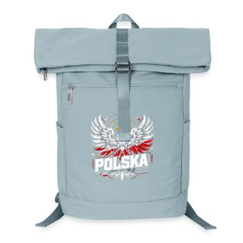 Poland Polska Polish Red White Eagle Crown Gift - Laptop Backpack - ice blue - Front