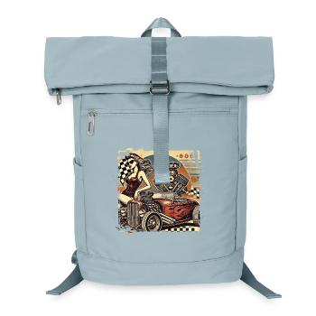 Tuning Hot Rod Design - Laptop-Rucksack  - Eisblau - Vorne