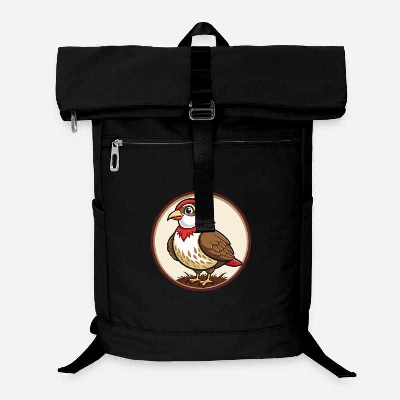 perdrix coloré kawaii personnage de dessin animé animal de compagnie Sac à dos ordinateur
