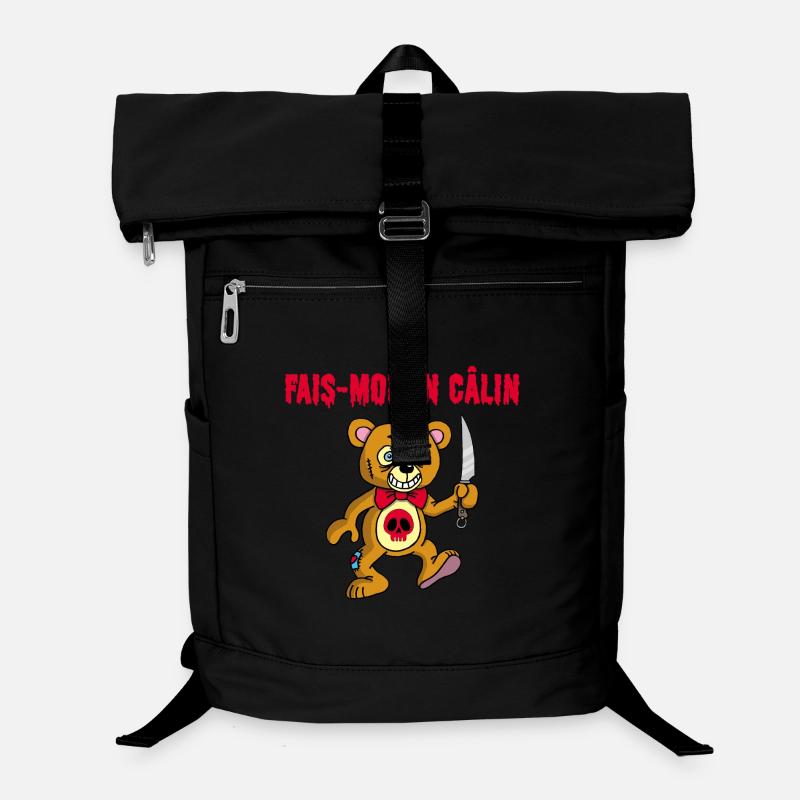Ours en peluche psychopathe Sac à dos ordinateur