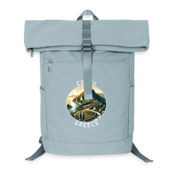 Korfu Griechenland Insel Design - Laptop-Rucksack  - Eisblau - Vorne