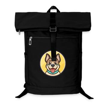 Perro De Presa Mallorquin Hunderasse Cartoon Kawaii - Laptop-Rucksack  - Schwarz - Vorne