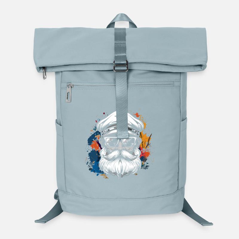 Sailing Captain Sketch Laptop Backpack