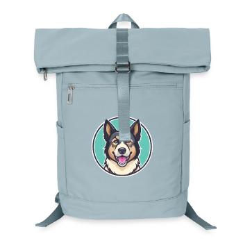 Alabai Schäferhund Hunderasse Cartoon Kawaii Clipart - Laptop-Rucksack  - Eisblau - Vorne