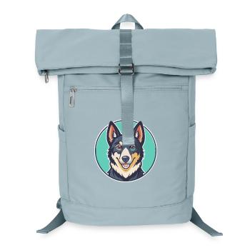 Lapponischer Schäferhund Hunderasse Karikatur Kawaii - Laptop-Rucksack  - Eisblau - Vorne