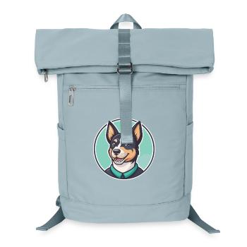 Perro De Presa Mallorquin Hunderasse Cartoon Kawaii - Laptop-Rucksack  - Eisblau - Vorne