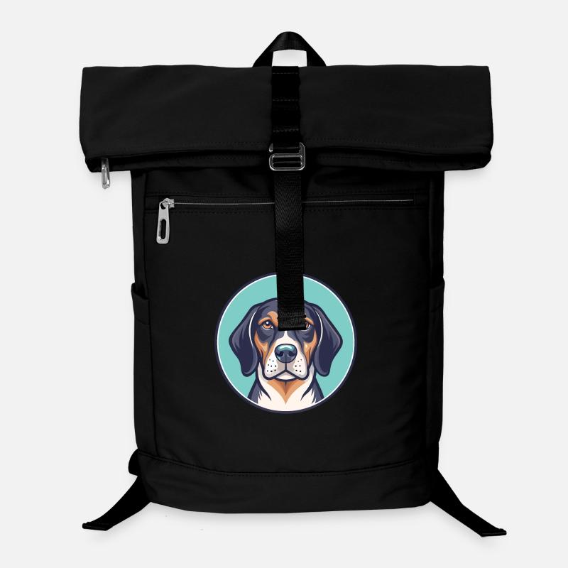 Schweizerischer Niederlaufhund Hunderasse Karikatur Laptop-Rucksack 