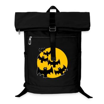 Halloween Fledermäuse - Laptop-Rucksack  - Schwarz - Vorne