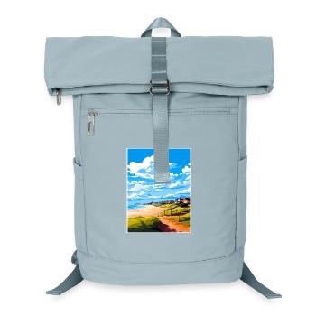 Suffolk Coast Heaths Travel Poster Souvenir WPA - Laptop Backpack - ice blue - Front