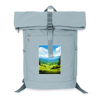 Great Smoky Mountains Nationalpark Reiseposter - Laptop-Rucksack  - Eisblau - Vorne