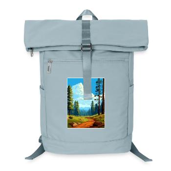 Sequoia Kings Canyon Nationalpark Reiseposter - Laptop-Rucksack  - Eisblau - Vorne