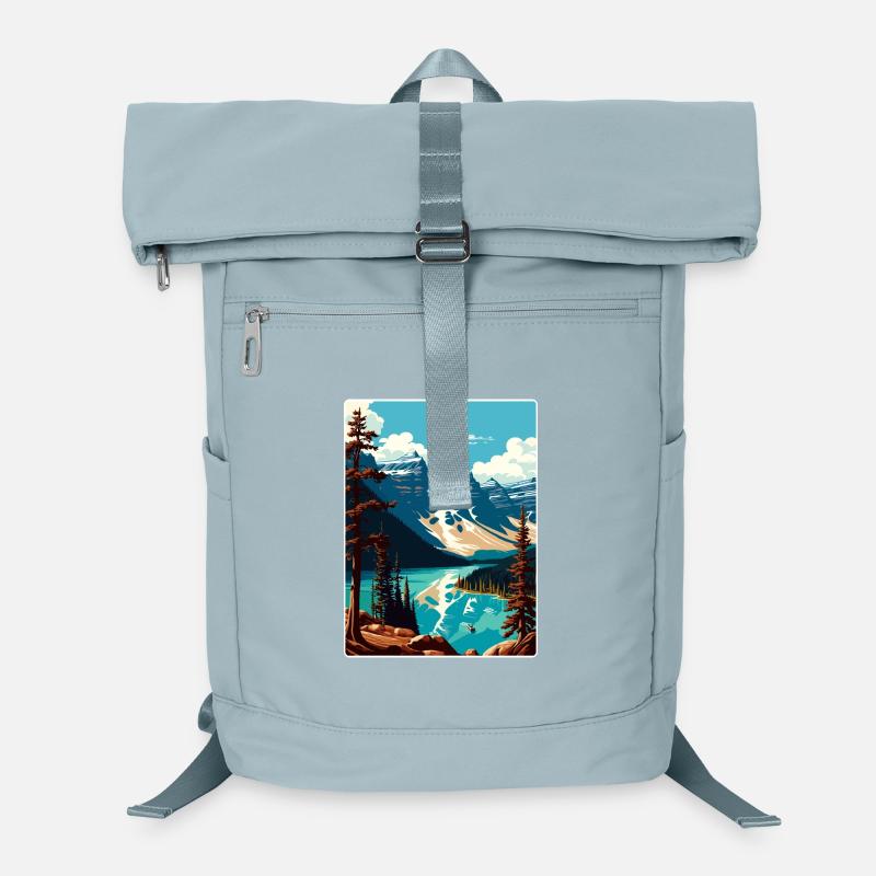 Parc national Banff Canada Affiche de voyage souvenir Sac à dos ordinateur