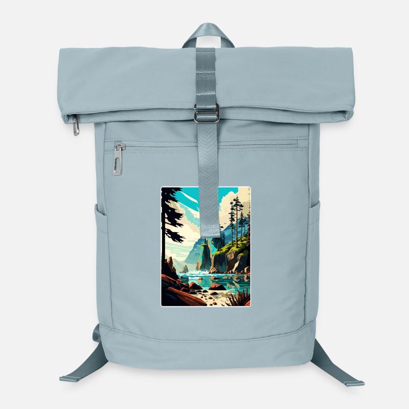 Affiche de voyage du parc national Souvenir WPA Sac à dos ordinateur